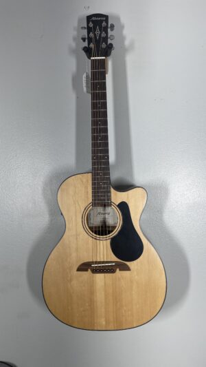 Alvarez AF30CE, brand new, warranty, folk, solid top, pickup.