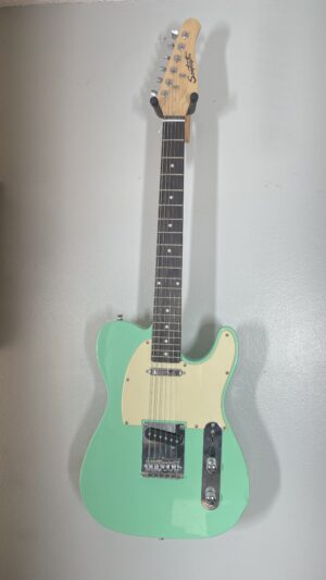 Sawtooth Tele, hot rodded and plays great. Pro fret level