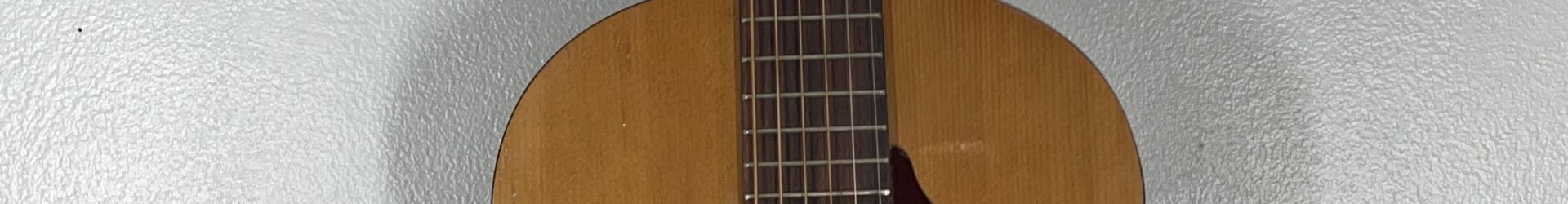 Vintage Yamaha FG-45, Small Body Steel String w/case.