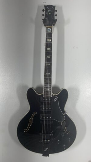 Vox Bobcat, all black w/Bigsby, must see. Includes hardcase.