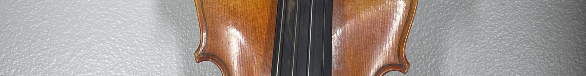 4/4 violin, supposedly 150 years, old, cannot prove, but probably. Plays great.