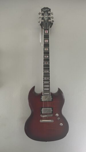 Epiphone Prophecy SG, Fishman Fluence, pro setup, almost new, w/hd case.