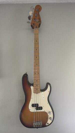 Vintage 1973 Fender Precision, P-bass, w/cs.