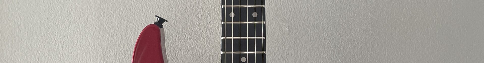 Jackson guitar, pro setup and ready to play.